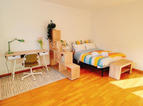 Grand Studio Sécurisé Hypercentre Calme 3 mins de la Gare