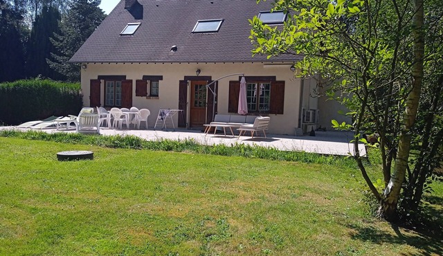 Grande Maison Dans un Lotissement Protégé à 1 Heure 15 de Paris