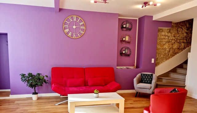 Grande Maison de Ville Rénovée Avec Cour Intérieure