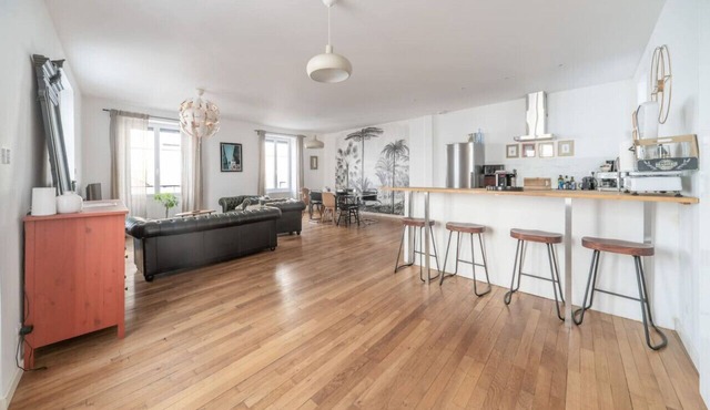 Grande Maison design, centre ville, terrasse