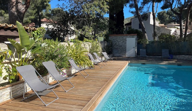 Grande Maison Avec Clim & Piscine à 350m de la Plage