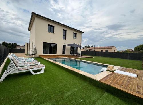 Grande villa avec piscine privée Idéale familles et groupes amis