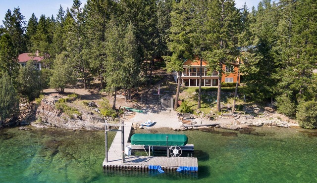 Grandma's cabin in the woods on the lake!