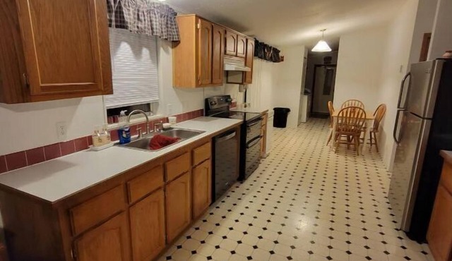 Grandma's house is roomy inside and out. You'll feel right at home.