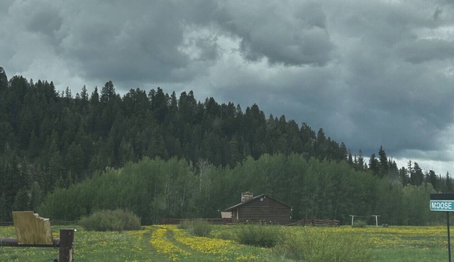 Grandma`s Over-The-River Cabin on a Working Wyoming Ranch