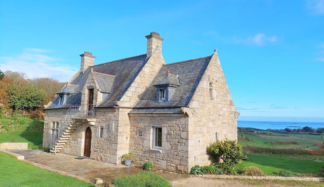 Granite House in Brittany with Sea Views