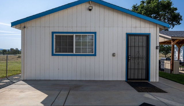 Granny Home sits juxtaposition to the Dome Home