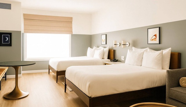 Gravity Haus Two Queen Room, Central Location, Dog-friendly Property w/Pool