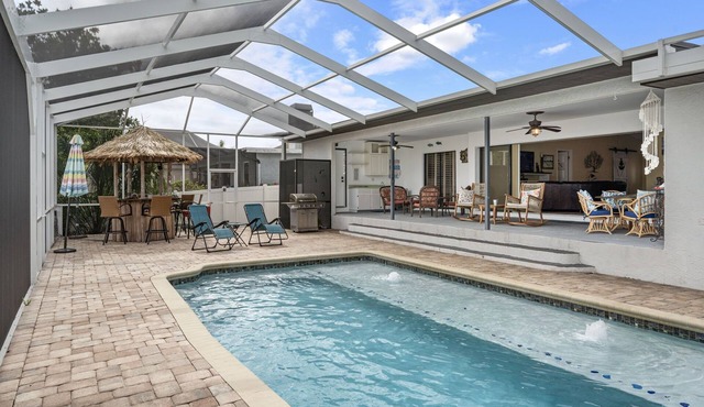 Gray Dolphin — Waterfront Home with Heated Saltwater Pool, Dock & Kayaks