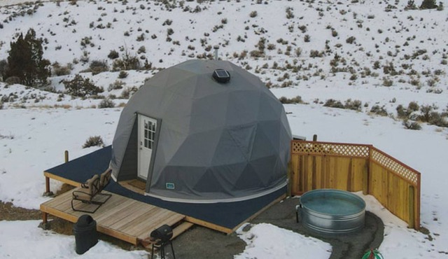 Gray Dome with Tub sleep two, no pets