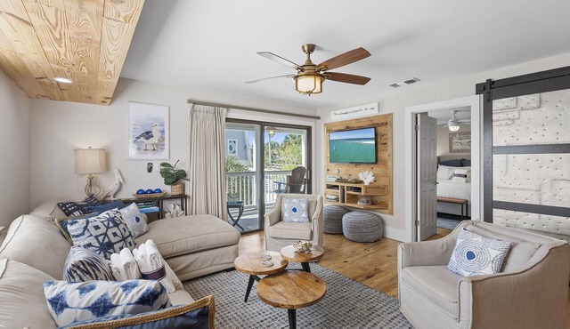 Grayton Beach Villas 103 - Gulf View, Grayton Beach, 30A, Steps to the Sand!