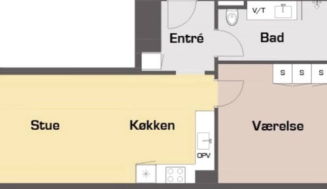 Great 1-bed w/balcony by Odense Harbour