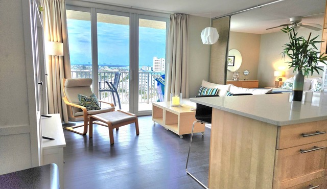 Great 9th Floor Views and Just 103 Yards from the Beach!