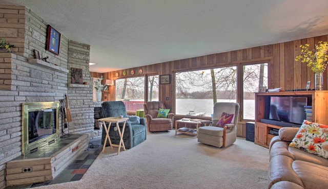 Great Bear Lake Home w/Private Dock & Fire Pit!
