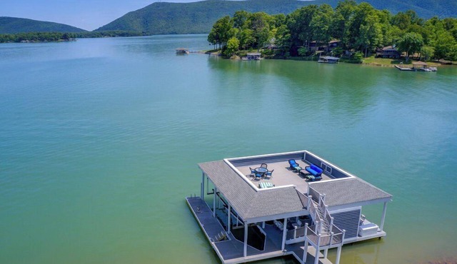 Great Dock! Wifi, Propane Fire-Pit! Come Visit "Dock Holiday"!