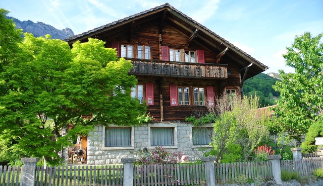 Great for Summer Holidays: Two-room Apartment In A Chalet With Garden And Sauna