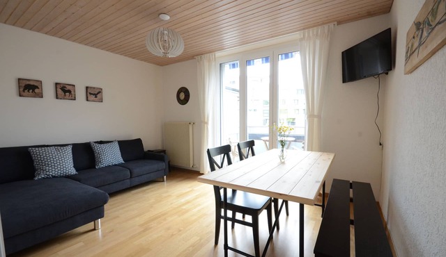 Great ground floor apartment. Air-conditioning. 3 min train station