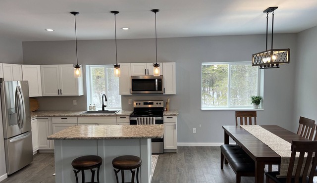 Great home on snowmobile trail and golf course!