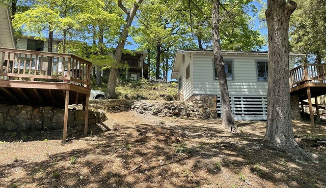 Great location, dock, boat slip, ramp, Bagnel Dam area, 700 ft shoreline.