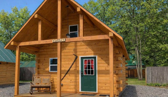 "Great North Woods" cabin at Keyser Pond Campground