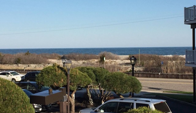 "Great ocean view!" Right across Beach Avenue from the beach, 2-minute walk