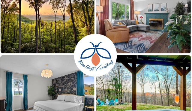 Great sunset view, hot tub, game room, big fire pit and new large fenced yard!