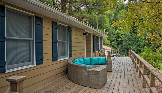 Great Valley Home w/On-site Pond, 7 Mi to Skiing!