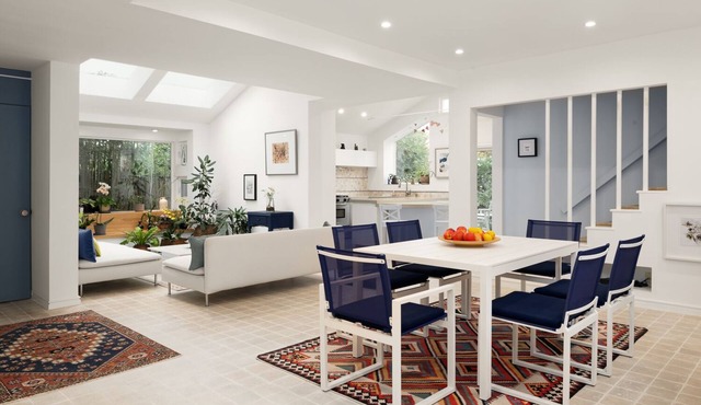 Greek island inspired three bedroom home