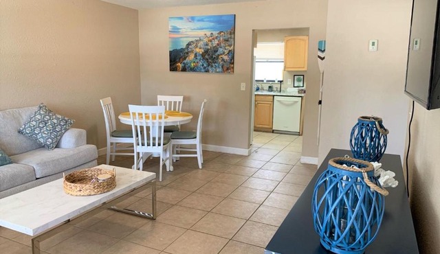 Greek Villa Vibes with Backyard - 1mi to Beach