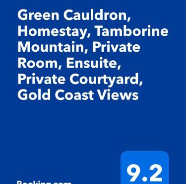 Green Cauldron, Homestay, Tamborine Mountain, Private Room, Ensuite, Private Courtyard, Gold Coast Views