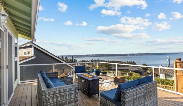 Green Clean-180 Waterviews! Stunning Sunsets. Firepit. Pets.