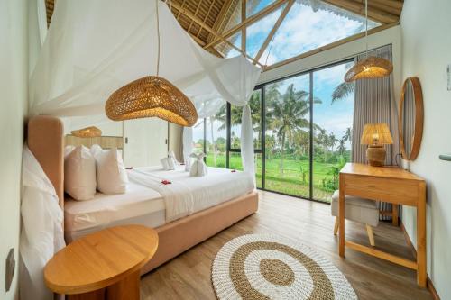 Green Harmony 4 - 1BR Villa in Tranquil Ricefield