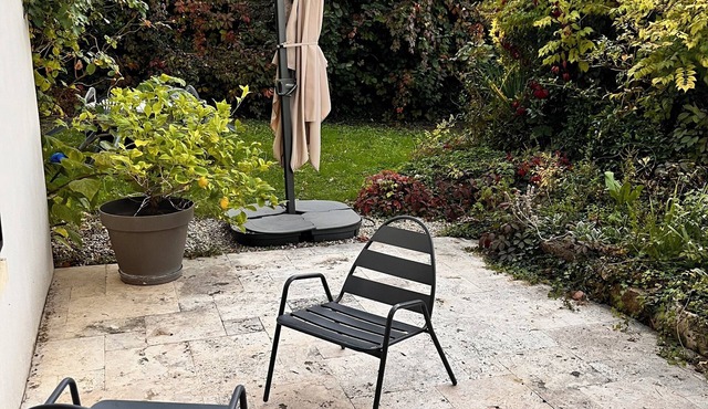 Green house close to the city