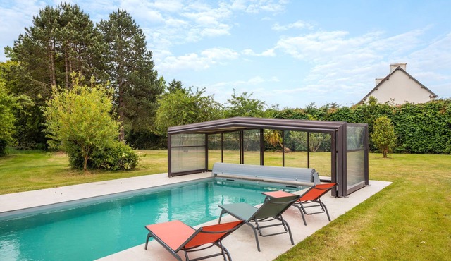 Green Lodge - Piscine chauffée et grand Jardin à proximité des Plages de Pléneuf Val-André