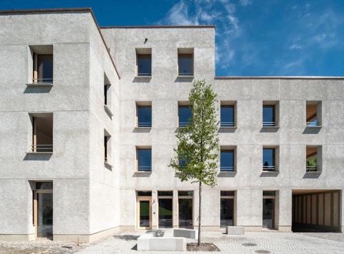 Green studio inside Europes largest hemp building, made by openly