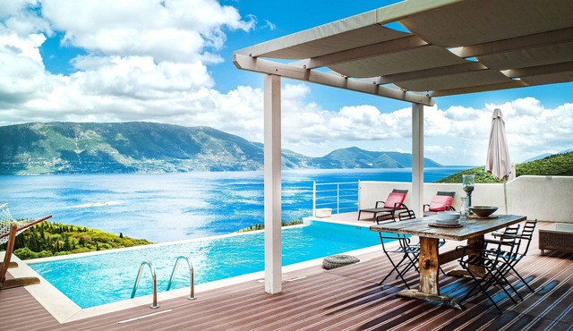 GREEN VILLA Luxurious Stone Villa With Private Pool And Panoramic Sea View!