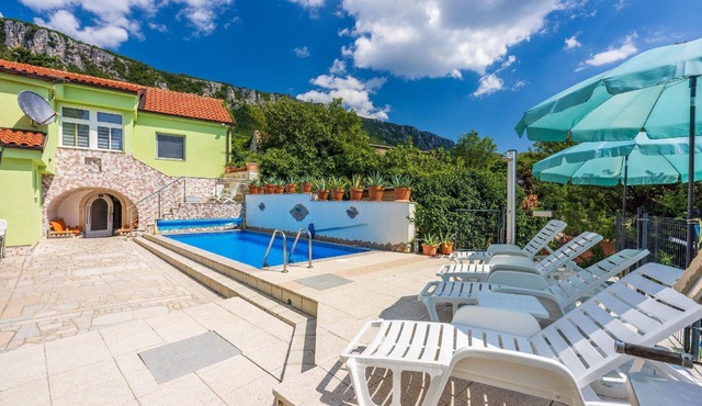 Greenhouse Adria with terrace and swimming pool