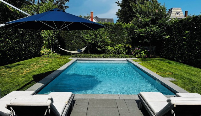 Greenport Gem: Private Saltwater Pool, Awesome Basement, Walk to Everything!