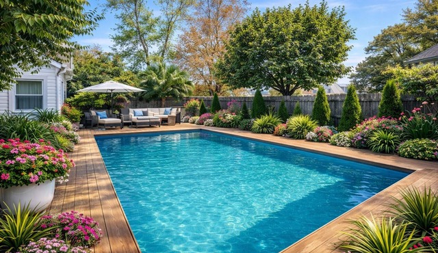 greenport pool retreat! 4 bedroom home dog friendly! &nfully fenced