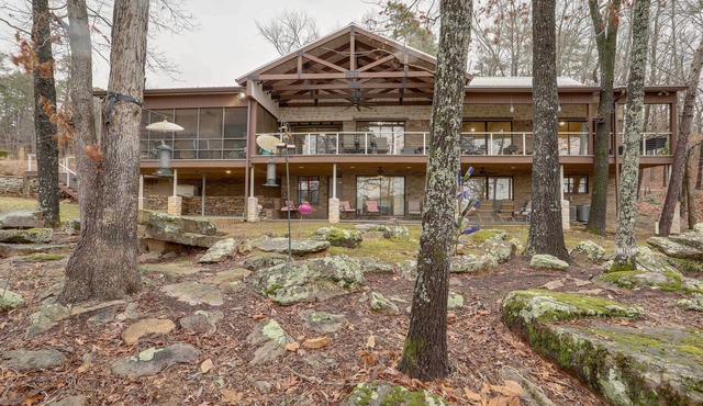 Greers Ferry Lake Vacation Rental w/Porch & View!