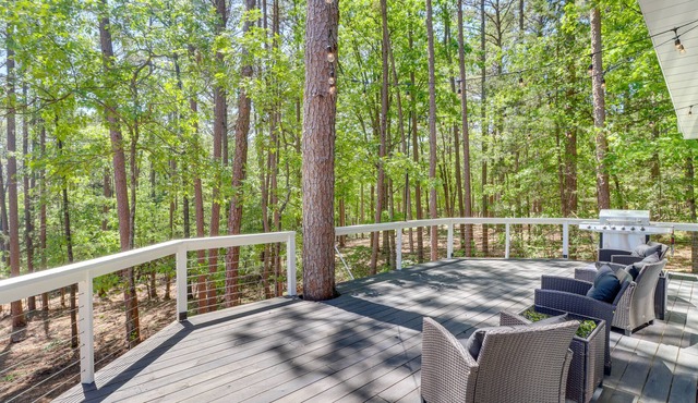 Greers Ferry Treehouse-Style Cabin w/ Lake Access!