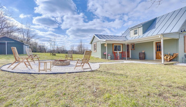 Grill & Fire Pit: New Market Getaway on 3-Acres!