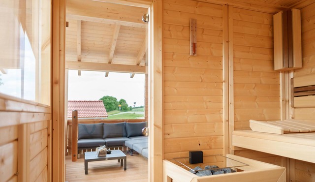 Großzügiges Chalet für bis zu Vier Personen mit Relaxlounge und Privatsauna in Bischofsgrün