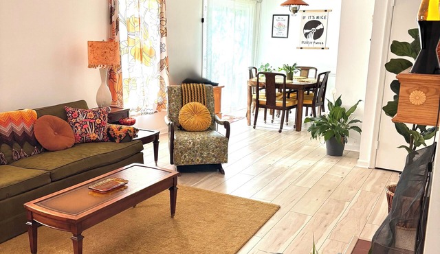 Groovy stay in Durham! Pets stay FREE in Dec & Jan!