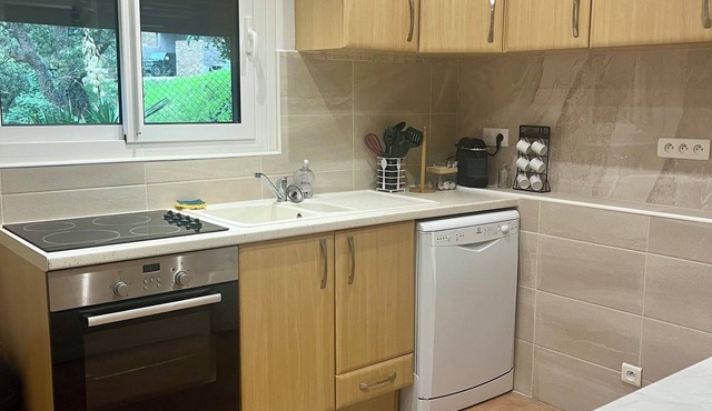 Ground floor of villa 5 mn from the sea by car on santa maria di lota