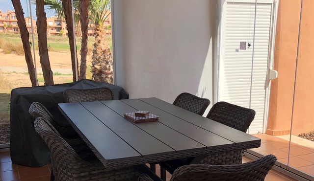 Ground floor 3 bed luxury frontline apartment perfect for families or golfers |