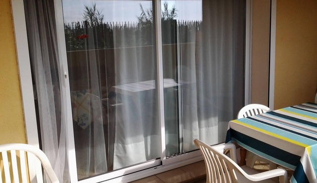 Ground floor apartment in villa, seafront, beachfront.