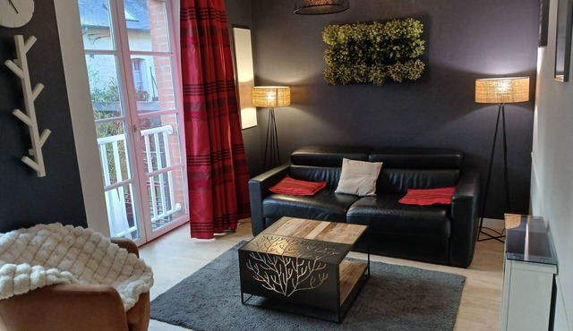 Ground floor apartment with terrace and garden, 100m from the port classified 3 stars