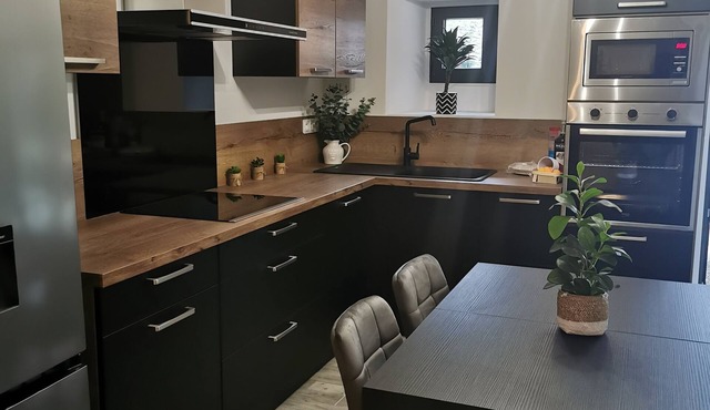 Ground-floor apartment in a residential house