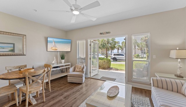 Ground Floor | Gulf View | Walk to Beach from Patio | Pool | Hot Tub